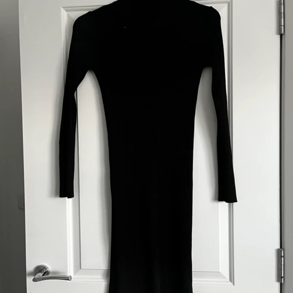 New Look Black Long Sleeve Dress